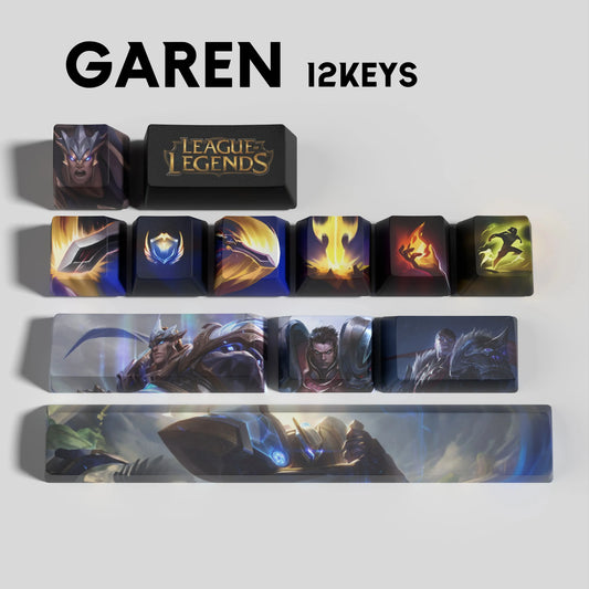 SPECIAL EDITION PixelCaps Garen KEYCAPS