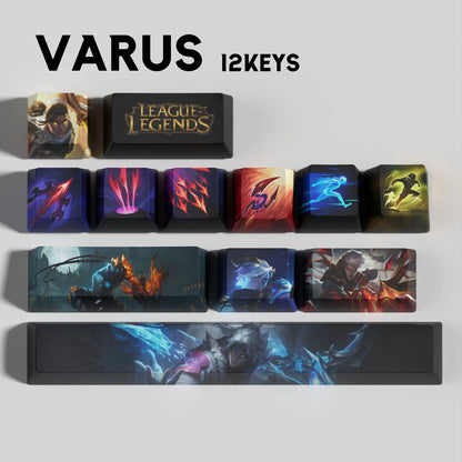 League of Legends Varus Keycaps – Mechanical Keyboard Gaming Keycap Set | PixelCaps