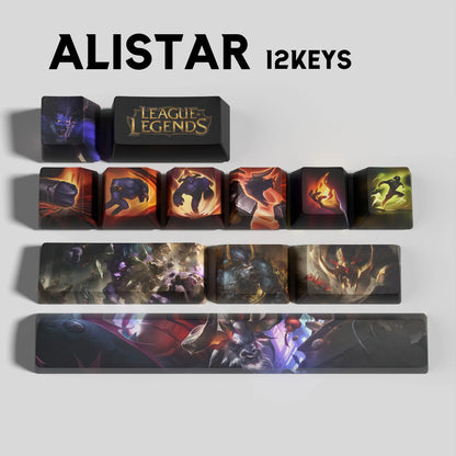 League of Legends Alistar Keycaps – Mechanical Keyboard Gaming Keycap Set | PixelCaps