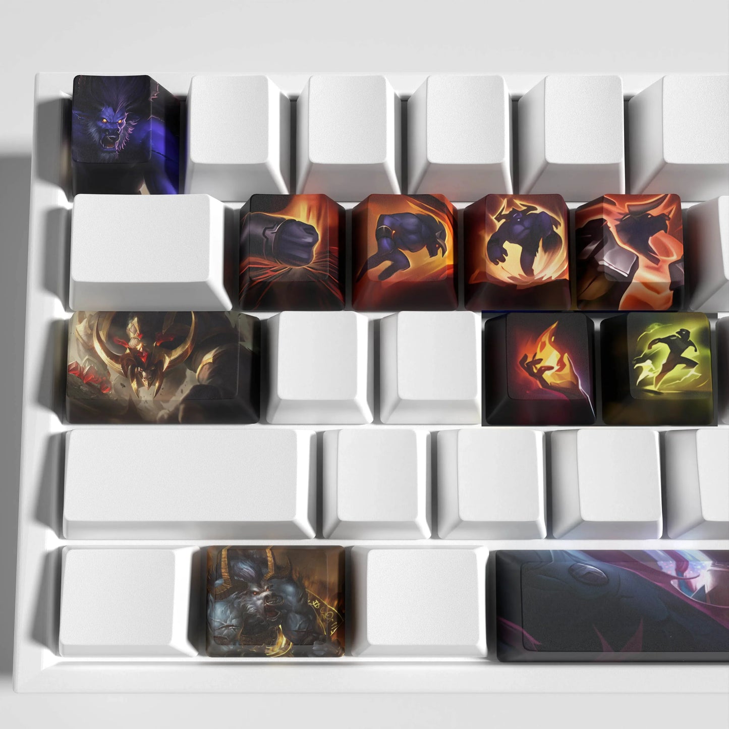 League of Legends Alistar Keycaps – Mechanical Keyboard Gaming Keycap Set | PixelCaps