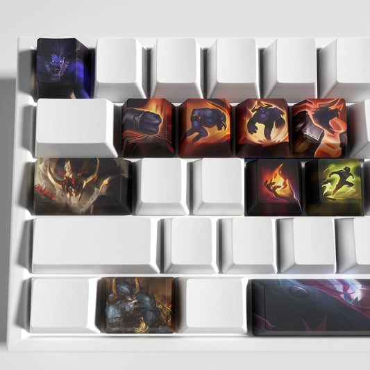 League of Legends Alistar Keycaps – Mechanical Keyboard Gaming Keycap Set | PixelCaps