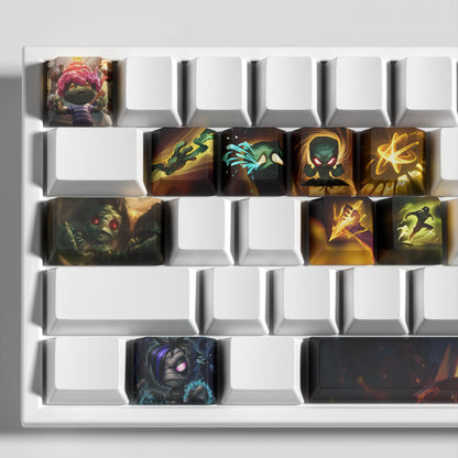 League of Legends Amumu Keycaps – Mechanical Keyboard Gaming Keycap Set | PixelCaps