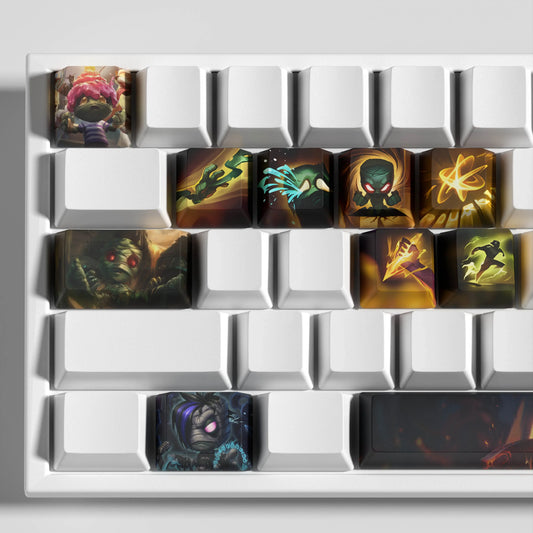League of Legends Amumu Keycaps – Mechanical Keyboard Gaming Keycap Set | PixelCaps
