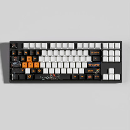 Valorant Brimstone Keycaps – Custom Mechanical Keyboard Keycap Set (29/14 Keys) | PixelCaps