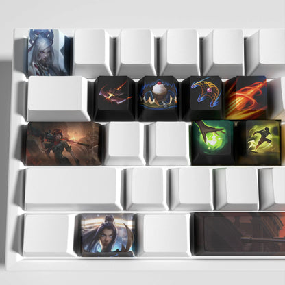 League of Legends Caitlyn Keycaps – Mechanical Keyboard Gaming Keycap Set | PixelCaps