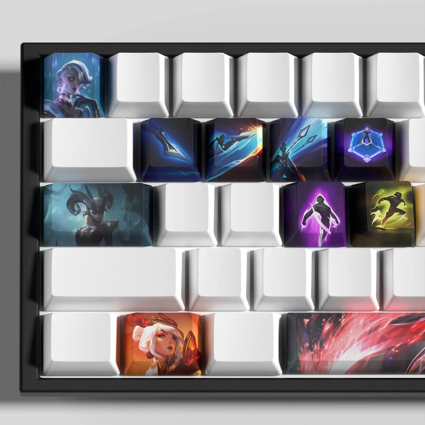 League of Legends Camille Keycaps – Mechanical Keyboard Gaming Keycap Set | PixelCaps