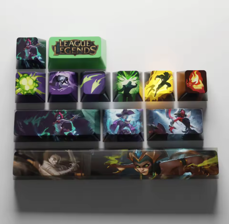 League of Legends Cassiopeia Keycaps – Mechanical Keyboard Gaming Keycap Set | PixelCaps