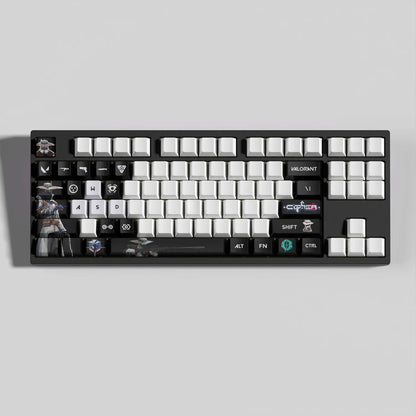 Valorant Cypher Keycaps – Gaming Mechanical Keyboard Keycap Set (29/14 Keys) | PixelCaps