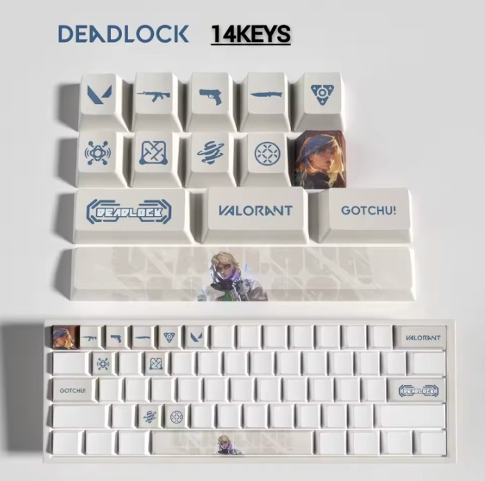 PixelCaps - Deadlock Keycaps – Limited Edition (29/14 Keys)
