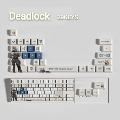PixelCaps - Deadlock Keycaps – Limited Edition (29/14 Keys)