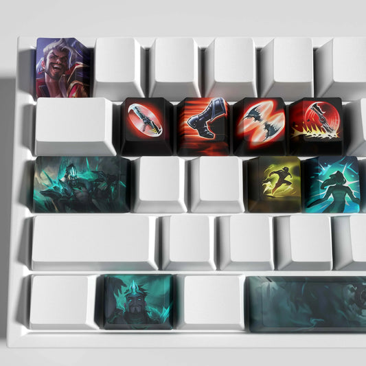 League of Legends Draven Keycaps – Mechanical Keyboard Gaming Keycap Set | PixelCaps