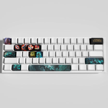 League of Legends Draven Keycaps – Mechanical Keyboard Gaming Keycap Set | PixelCaps
