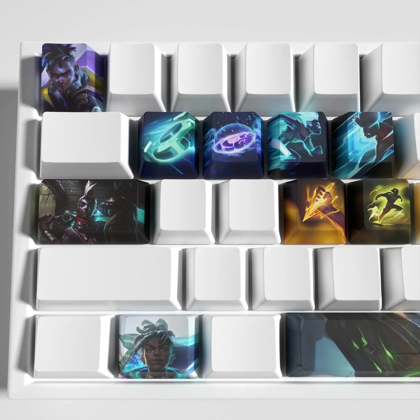 League of Legends Ekko Keycaps – Mechanical Keyboard Gaming Keycap Set | PixelCaps