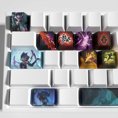 League of Legends Elise Keycaps – Mechanical Keyboard Gaming Keycap Set | PixelCaps