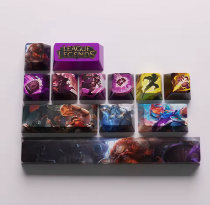 League of Legends Gragas Keycaps – Mechanical Keyboard Gaming Keycap Set | PixelCaps