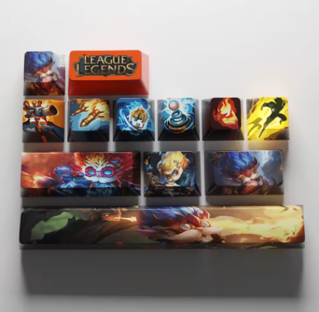 League of Legends Heimerdinger Keycaps – Mechanical Keyboard Gaming Keycap Set | PixelCaps