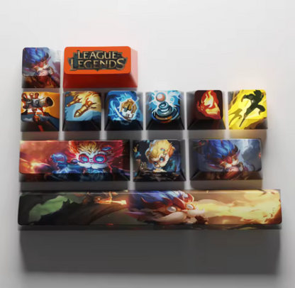 League of Legends Heimerdinger Keycaps – Mechanical Keyboard Gaming Keycap Set | PixelCaps