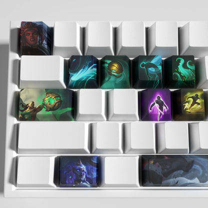 League of Legends Illaoi Keycaps – Mechanical Keyboard Gaming Keycap Set | PixelCaps
