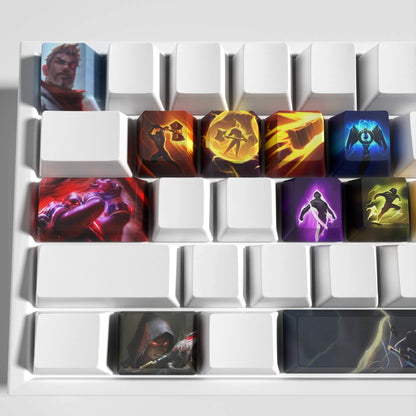 League of Legends Jayce Keycaps – Mechanical Keyboard Gaming Keycap Set | PixelCaps
