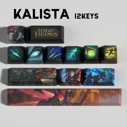 League of Legends Kalista Keycaps – Mechanical Keyboard Gaming Keycap Set | PixelCaps