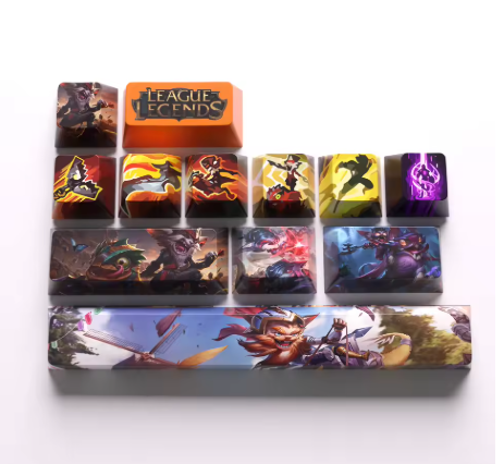 League of Legends Kled Keycaps – Mechanical Keyboard Gaming Keycap Set | PixelCaps