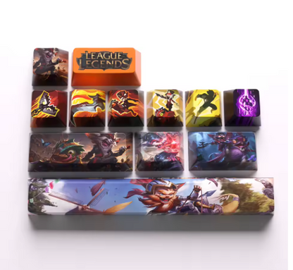 League of Legends Kled Keycaps – Mechanical Keyboard Gaming Keycap Set | PixelCaps