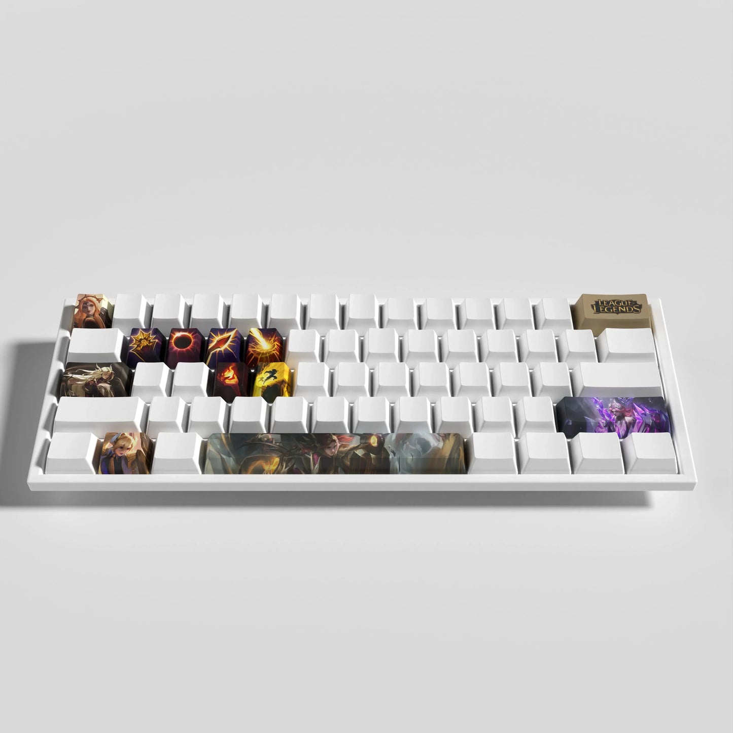 League of Legends Leona Keycaps – Mechanical Keyboard Gaming Keycap Set | PixelCaps