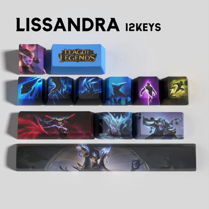 League of Legends Lissandra Keycaps – Mechanical Keyboard Gaming Keycap Set | PixelCaps
