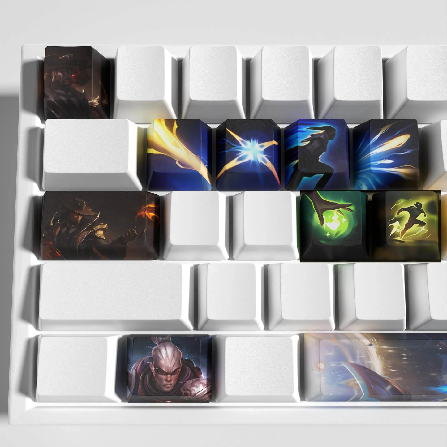League of Legends Lucian Keycaps – Mechanical Keyboard Gaming Keycap Set | PixelCaps