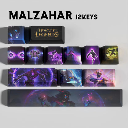League of Legends Malzahar Keycaps – Mechanical Keyboard Gaming Keycap Set | PixelCaps