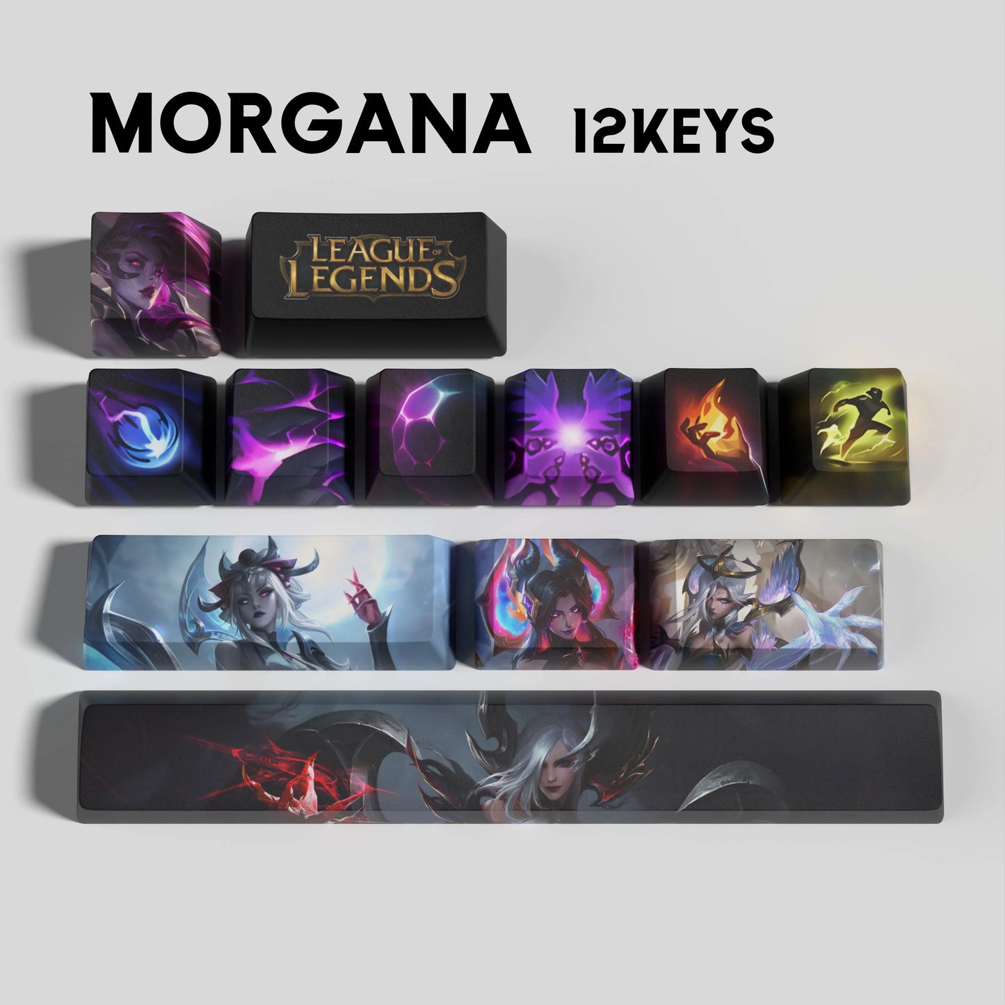 League of Legends Malzahar Keycaps – Mechanical Keyboard Gaming Keycap Set | PixelCaps