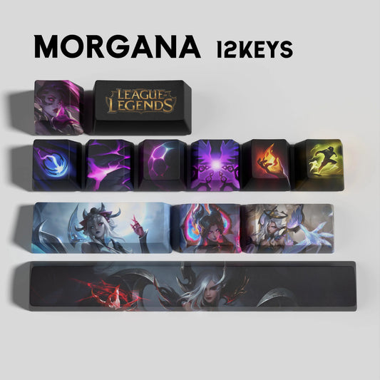 League of Legends Malzahar Keycaps – Mechanical Keyboard Gaming Keycap Set | PixelCaps