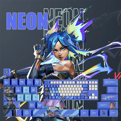 PixelCaps - Neon Keycaps – Limited Edition (29/14 Keys)