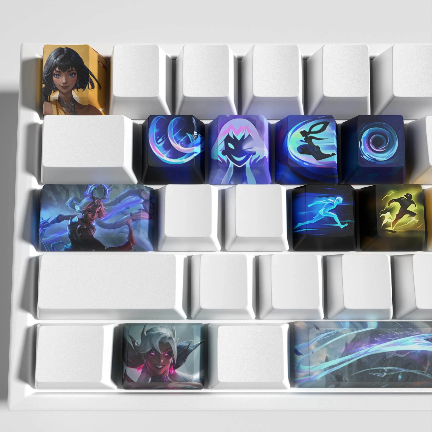 League of Legends Nilah Keycaps – Mechanical Keyboard Gaming Keycap Set | PixelCaps