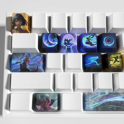 League of Legends Nilah Keycaps – Mechanical Keyboard Gaming Keycap Set | PixelCaps
