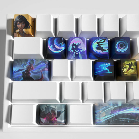 League of Legends Nilah Keycaps – Mechanical Keyboard Gaming Keycap Set | PixelCaps