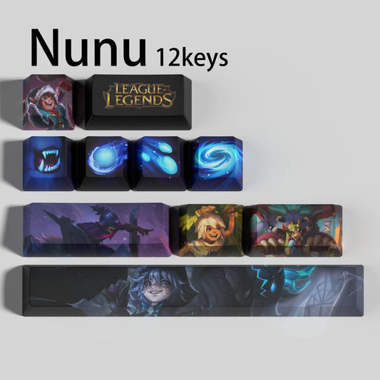 SPECIAL EDITION PixelCaps Nunu KEYCAPS
