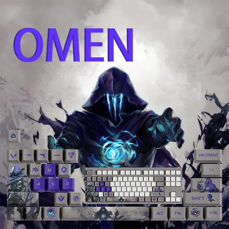 PixelCaps - Omen Keycaps – Limited Edition (29/14 Keys)