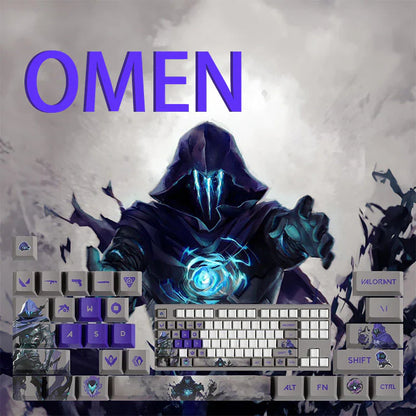 PixelCaps - Omen Keycaps – Limited Edition (29/14 Keys)