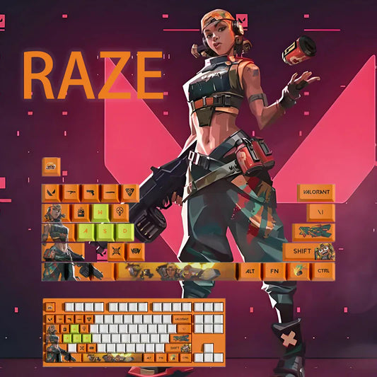 PixelCaps - Raze Keycaps – Limited Edition (29/14 Keys)