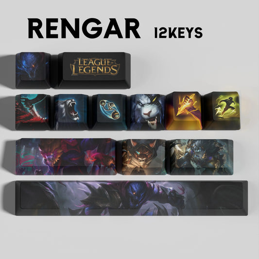 SPECIAL EDITION PixelCaps Rengar KEYCAPS