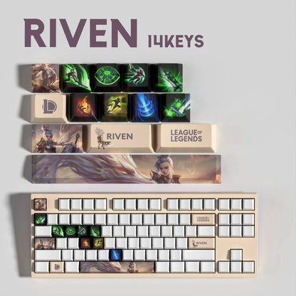 SPECIAL EDITION PixelCaps RIVEN KEYCAPS – 30, 14, 12 keys
