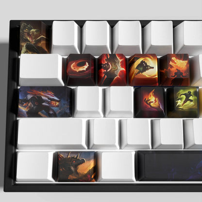 League of Legends Renekton Keycaps – Mechanical Keyboard Gaming Keycap Set | PixelCaps