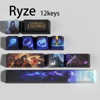 League of Legends Ryze Keycaps – Mechanical Keyboard Gaming Keycap Set | PixelCaps