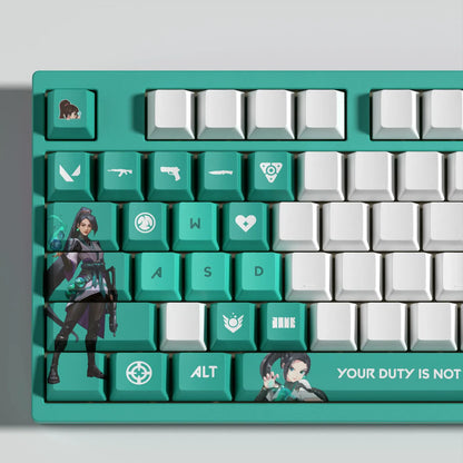 PixelCaps - Sage Keycaps – Limited Edition (29/14 Keys)