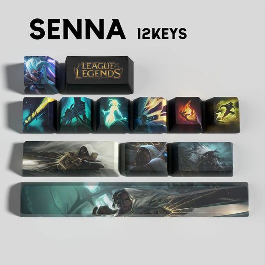 League of Legends Senna Keycaps – Mechanical Keyboard Gaming Keycap Set | PixelCaps