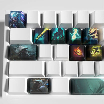 League of Legends Senna Keycaps – Mechanical Keyboard Gaming Keycap Set | PixelCaps