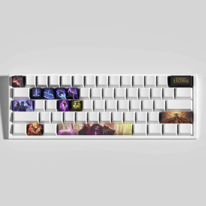 League of Legends Shen Keycaps – Mechanical Keyboard Gaming Keycap Set | PixelCaps
