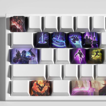 League of Legends Shen Keycaps – Mechanical Keyboard Gaming Keycap Set | PixelCaps