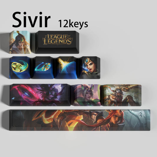 SPECIAL EDITION PixelCaps Sivir KEYCAPS
